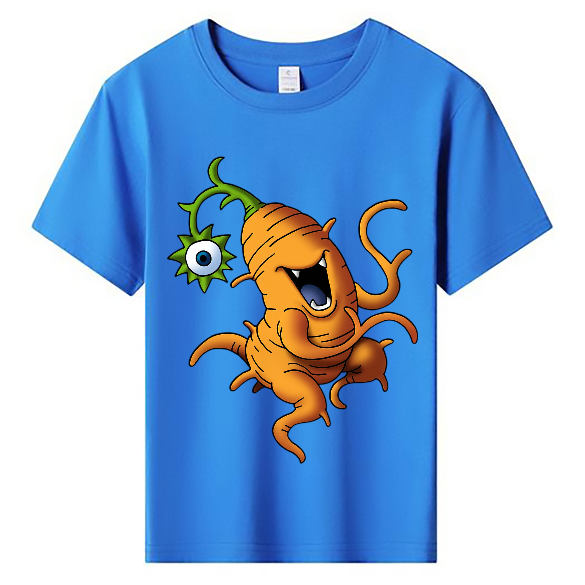 （画像用） ドラゴンクエスト Doragon Kuesuto Dragon Quest 綿100％キッズTシャツ（フロントプリント）
